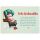 Weihnachten Finest Collection Spruch Weihnachtsmann unverpackte Glückwunschkarte mit Applikation und Umschlag Weihnachtskarte Frohe Weihnachten