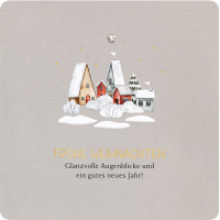 Weihnachten Finest Collection Schneedorf quadratische...