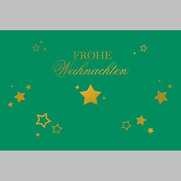 Weihnachten 5 grüne Umschläge im Format 11,5 x 17 cm