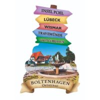 Boltenhagen Wegweiser Magnet Ostseebad Boltenhagen...