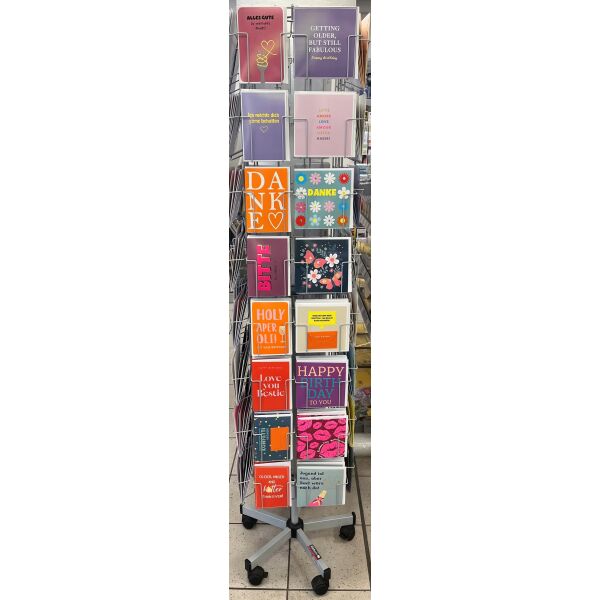 Sortiment Happy Paper Glückwunschkarten 640 unverpackte Doppelkarten mit Briefumschlägen UVP-Bundle € 1913,60