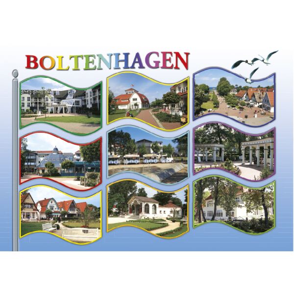 Boltenhagen Postkarte Motiv 035 Ansichtskarte Weltpostkarte Ostseebad