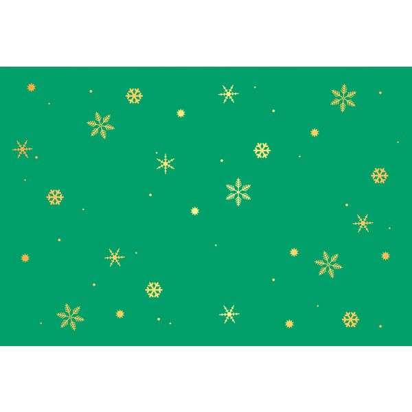 Weihnachten 5 grüne Umschläge mit Umschlag mit Goldfolie
