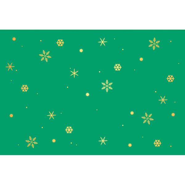 Weihnachten 5 grüne Umschläge mit Umschlag mit Goldfolie