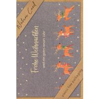 Weihnachten Nature Card unverpackte Weihnachtskarte mit...
