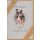 Weihnachten Nature Card unverpackte Weihnachtskarte mit Umschlag Hund mit Geweih Frohe Weihnachten und ein gutes neues jahr