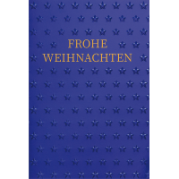 Weihnachten unverpackte Weihnachtskarte mit Umschlag Lila...