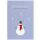 Weihnachten unverpackte Weihnachtskarte mit Umschlag Schneemann Frohe Weihnachten und ein gutes neues Jahr