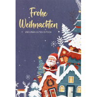 Weihnachten unverpackte Weihnachtskarte mit Umschlag...