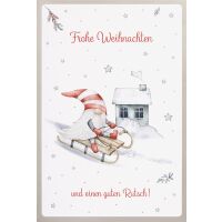 Weihnachten unverpackte Weihnachtskarte mit Umschlag...