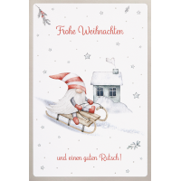 Weihnachten unverpackte Weihnachtskarte mit Umschlag...