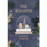 Weihnachten unverpackte Weihnachtskarte mit Umschlag...