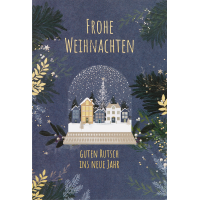 Weihnachten unverpackte Weihnachtskarte mit Umschlag...