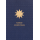 Weihnachten unverpackte Weihnachtskarte mit Umschlag Merry Christmas Goldstern auf blau
