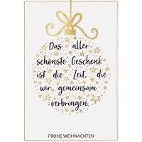 Weihnachten unverpackte Weihnachtskarte mit Umschlag...