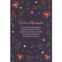 Weihnachten unverpackte Weihnachtskarte mit Umschlag...