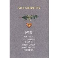 Weihnachten unverpackte Weihnachtskarte mit Umschlag...