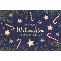 Weihnachten unverpackte Weihnachtskarte mit Umschlag...