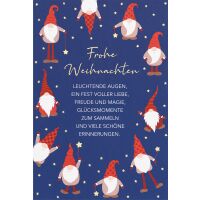 Weihnachten unverpackte Weihnachtskarte mit Umschlag...