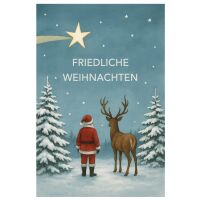 Weihnachten unverpackte Weihnachtskarte mit Umschlag...