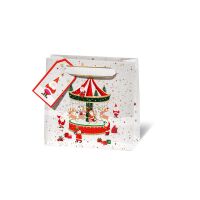 Weihnachten Geschenktüte CD-Format Karussel...