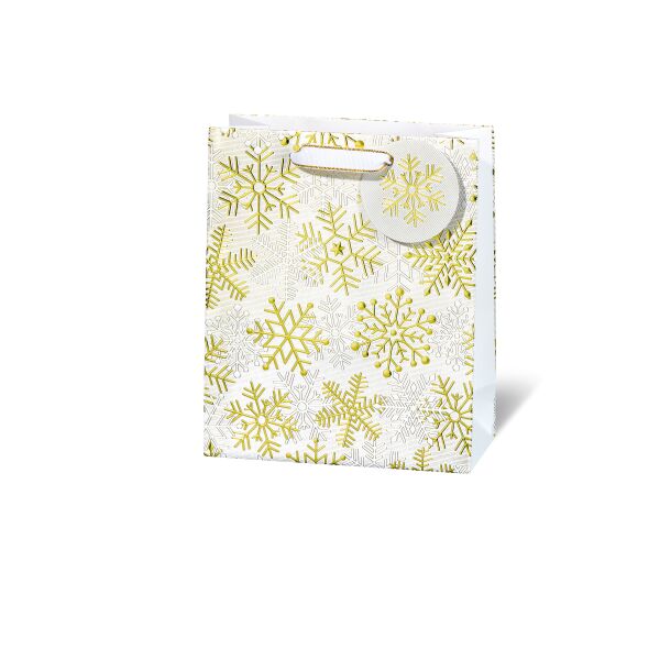 Weihnachten Geschenktüte A5-Format Golden Crystal Geschenktasche Weihnachtstüte