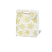 Weihnachten Geschenktüte A5-Format Golden Crystal...