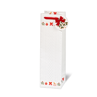 Weihnachten Weintasche Geschenktüte Nordic Winter...