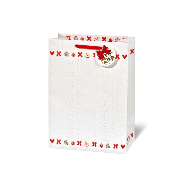 Weihnachten Geschenktüte A4-Format Nordic Winter Geschenktasche Weihnachtstüte