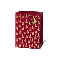 Weihnachten Geschenktüte A4-Format Golden trees...