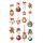 Weihnachtssticker Aufkleber Weihnachtskugeln - 2 Bögen in der Packung 7,8 x 12,5cm Christmas-stickers