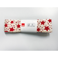 Strängchen  Geschenkband Weihnachten Sternenlicht natur