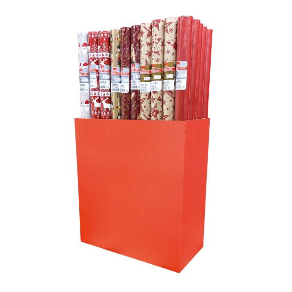 Geschenkpapier Sortiment Weihnachten Design Line 50 Röllchen á € 3,49/3,50 70 x 150cm € 174,59