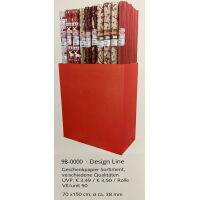 Geschenkpapier Sortiment Weihnachten Design Line 50...