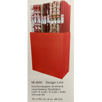 Geschenkpapier Sortiment Weihnachten Design Line 50...