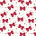 Geschenkpapier Weihnachten Röllchen 70 x 150cm Sterne rote Schleife