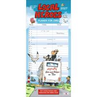Kalender 2027 Local heroes Planer für zwei 16 X 34,7...