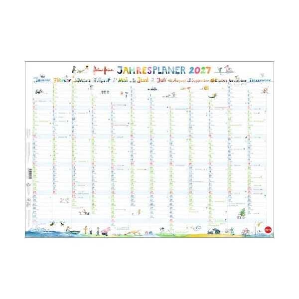 Kalender 2027 Heine Posterplaner 68 X 48