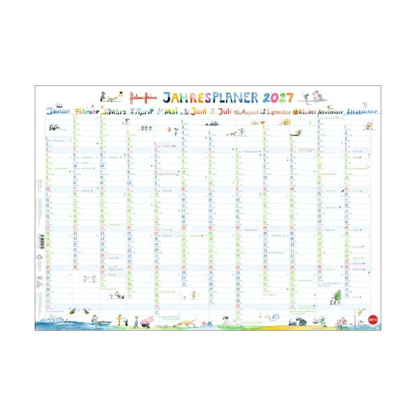 Kalender 2027 Heine Posterplaner 68 X 48