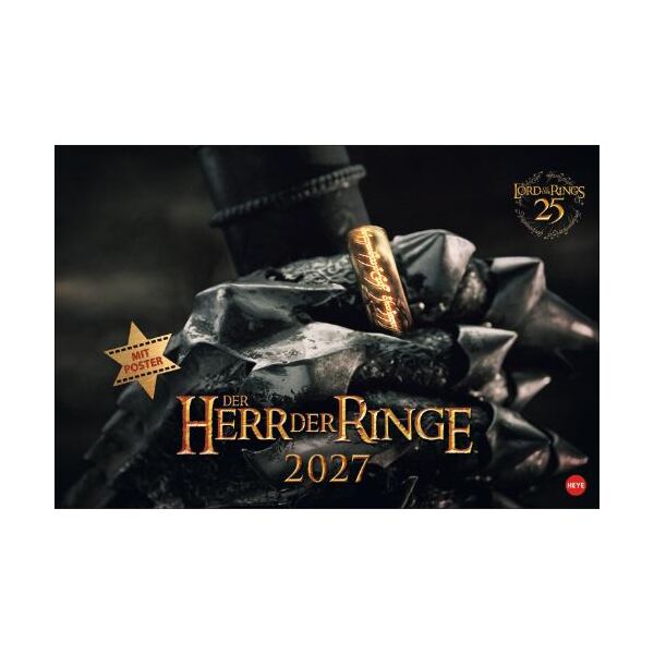 Kalender 2027 Der Herr der Ringe Broschur XL 45 X 30