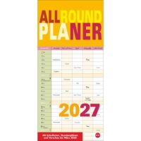 Kalender 2027 Allroundplaner bunt 21 X 45
