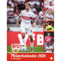Kalender 2027 VfB Stuttgart Posterkalender 34 X 44
