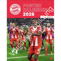 Kalender 2027 FC Bayern München Posterkalender 34 X 44