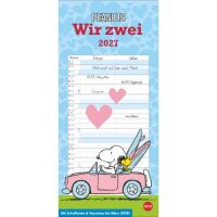 Kalender 2027 Peanuts Planer für zwei 16 X 34,7