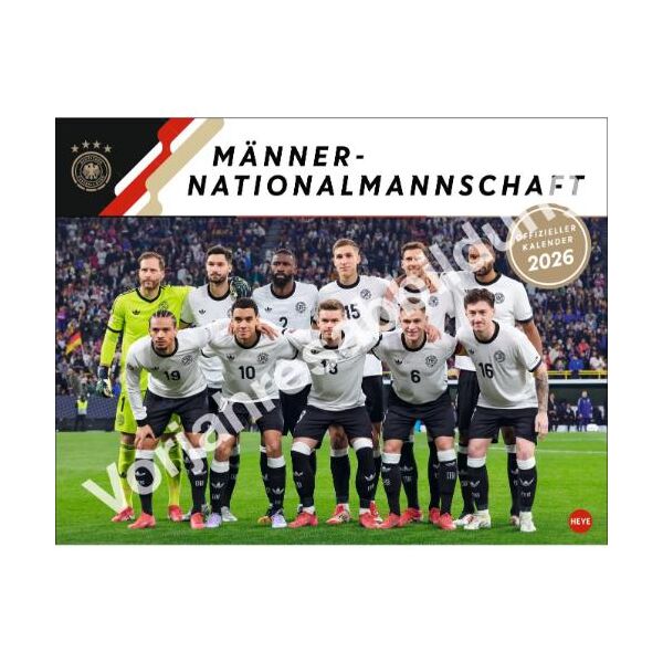 Kalender 2027 DFB deutsche Nationalmannschaft Männer Posterkalender 44 X 34