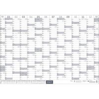 Kalender 2027 Mega-Posterplaner, silber 68 X 98