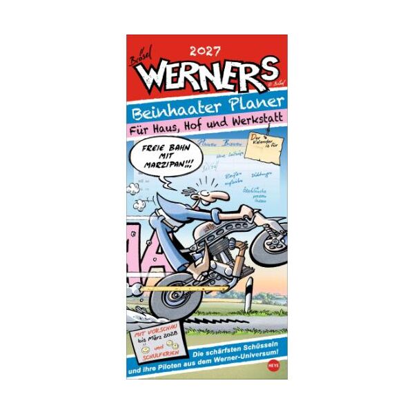 Kalender 2027 Werner Werkstattplaner 21 X 45