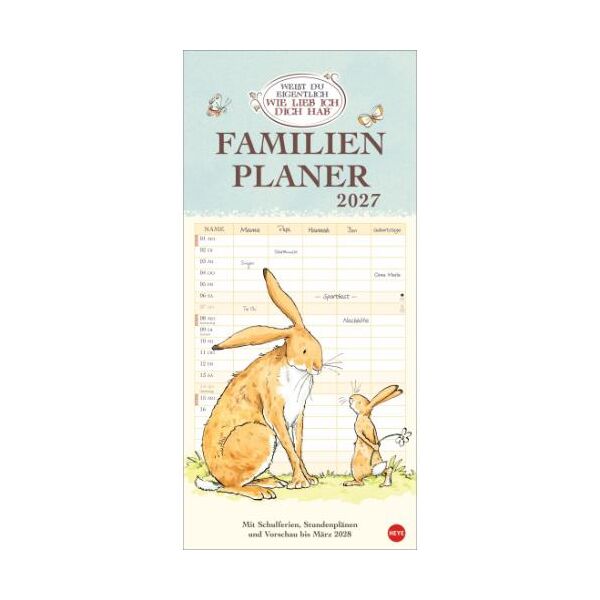 Kalender 2027 Weißt du eigentlich Familienplaner 21 X 45