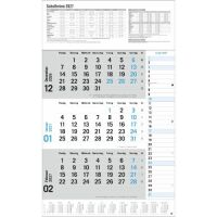Kalender 2027 3-Monats-Planer Klappfälzel 30 X 39