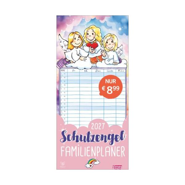 Kalender 2027 tm Schutzengel Familienplaner 21 X 45